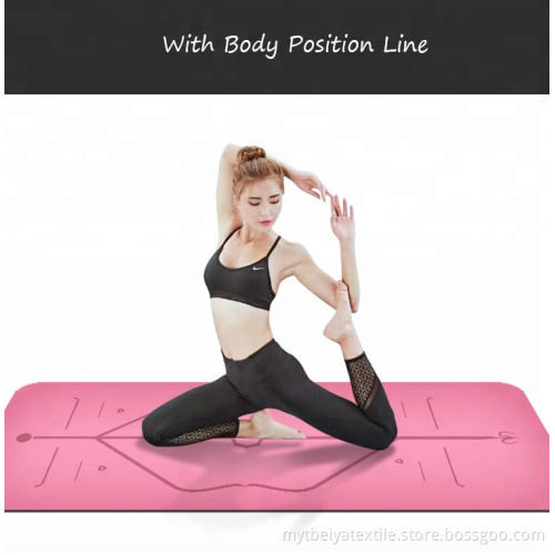Good Water Absorption PU Natural Rubber Yoga Mat Manufacturer